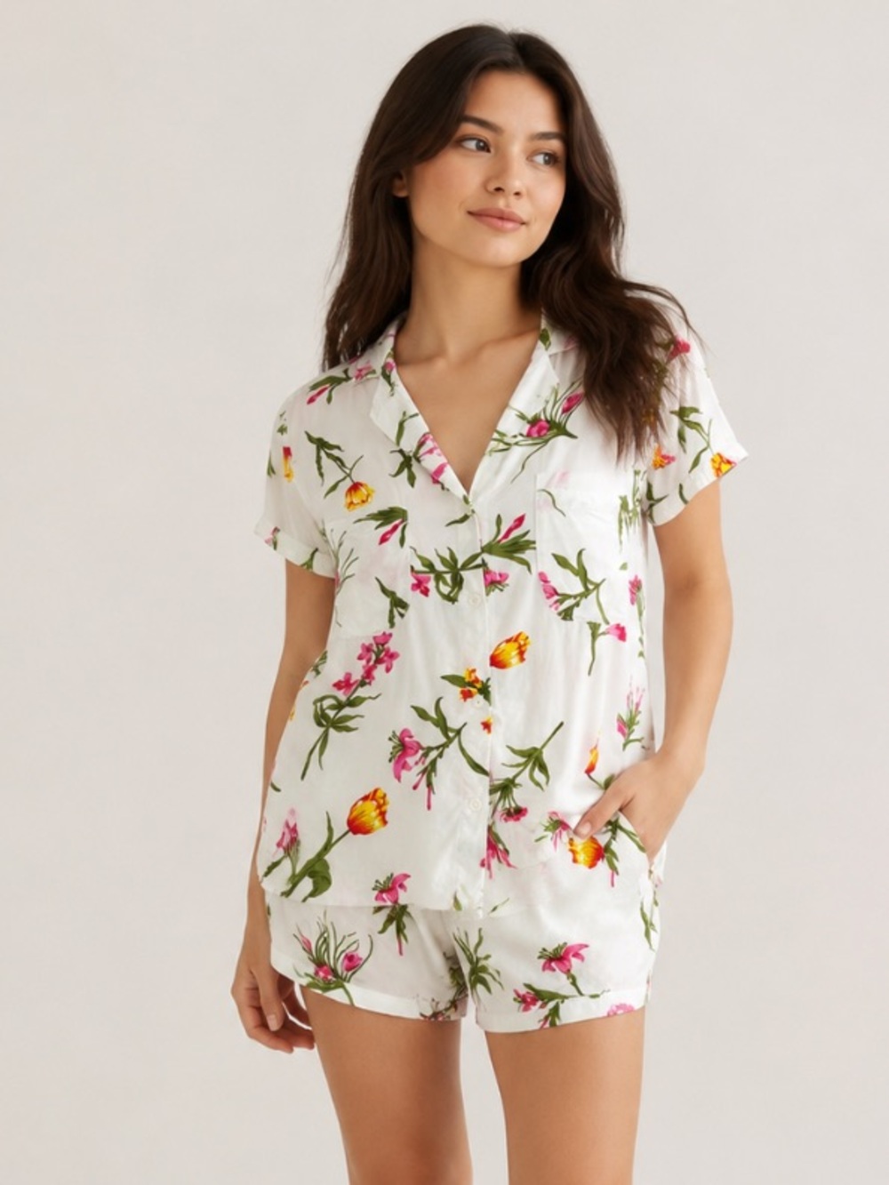 Piyama Pajamas Vine floral 2pc set size large